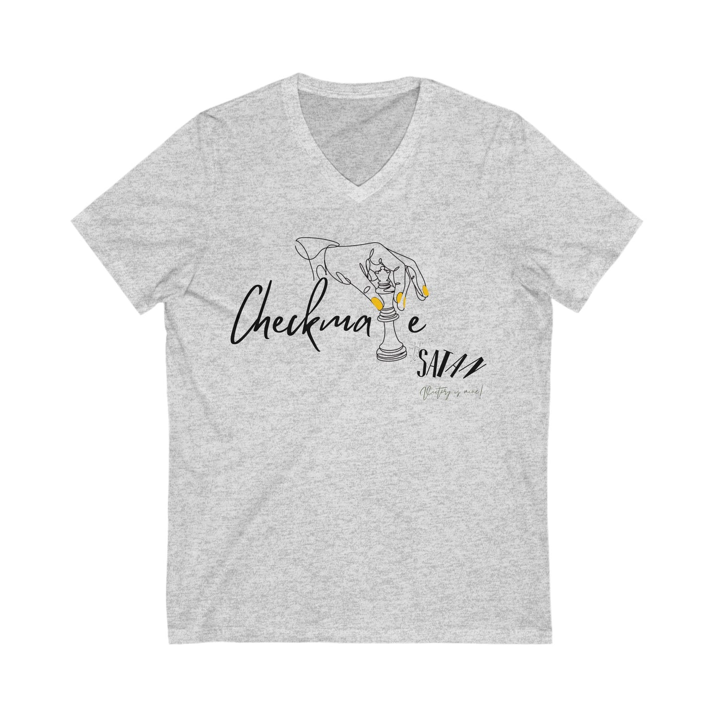 Women Jersey Short Sleeve V-Neck Tee