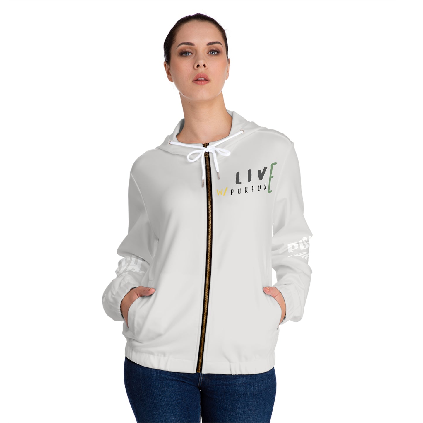 Women’s Full-Zip Hoodie (AOP)