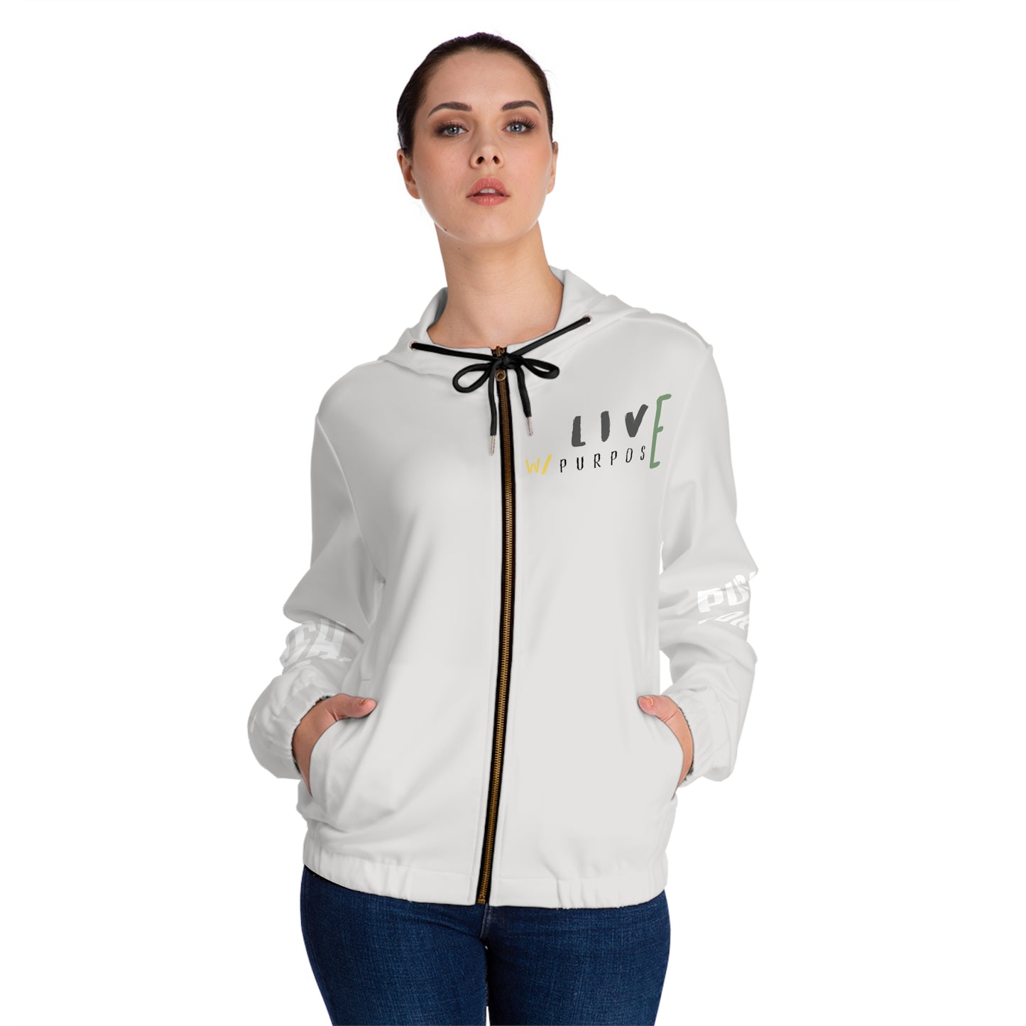 Women’s Full-Zip Hoodie (AOP)