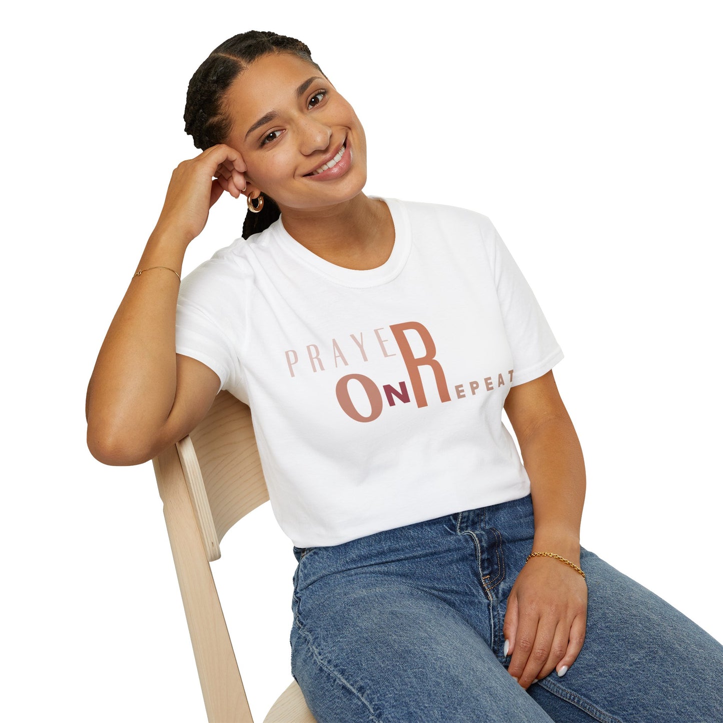 Prayer on Repeat Unisex T-Shirt