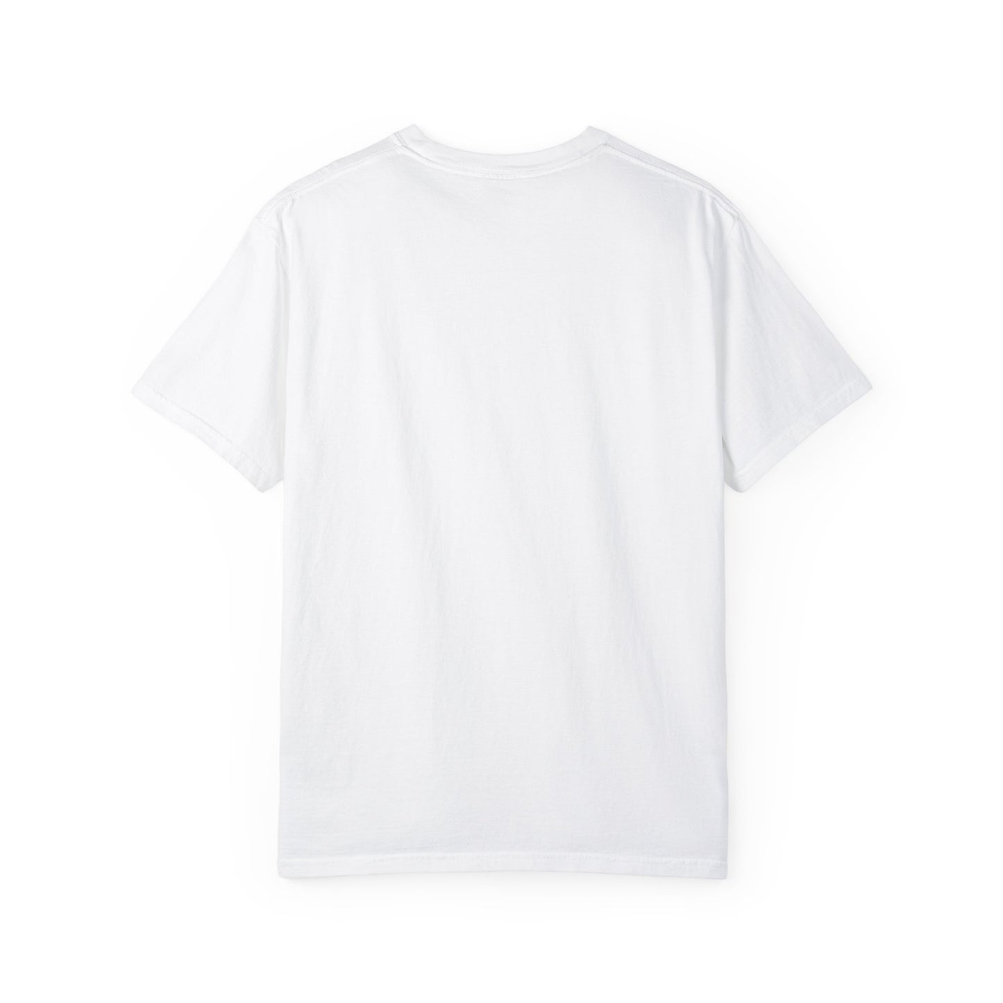 Artistic Men Garment-Dyed T-shirt with God's artwork 'Me' design