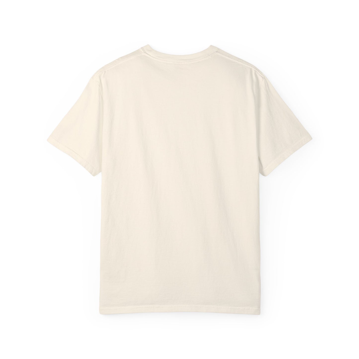 Artistic Men Garment-Dyed T-shirt with God's artwork 'Me' design