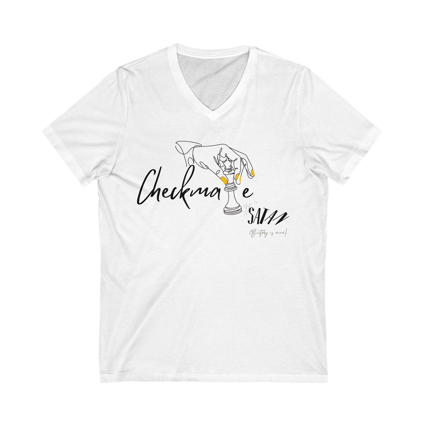 Women Jersey Short Sleeve V-Neck Tee