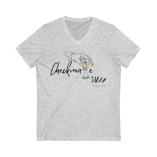 Women Jersey Short Sleeve V-Neck Tee