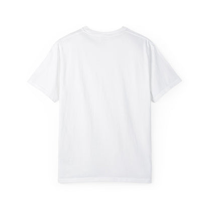 Artistic Men Garment-Dyed T-shirt with God's artwork 'Me' design