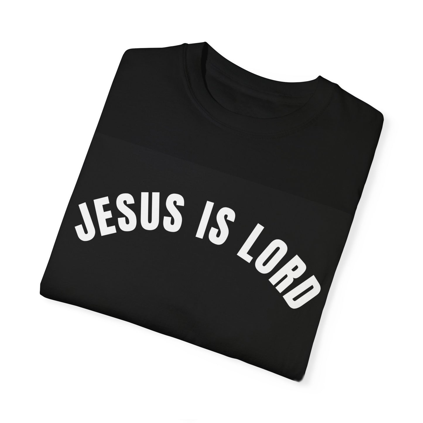 Faith-Inspired Men T-Shirt | 'Jesus is Lord' Design | Perfect for Baptism & Faith Celebrations