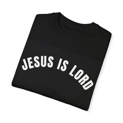 Faith-Inspired Men T-Shirt | 'Jesus is Lord' Design | Perfect for Baptism & Faith Celebrations