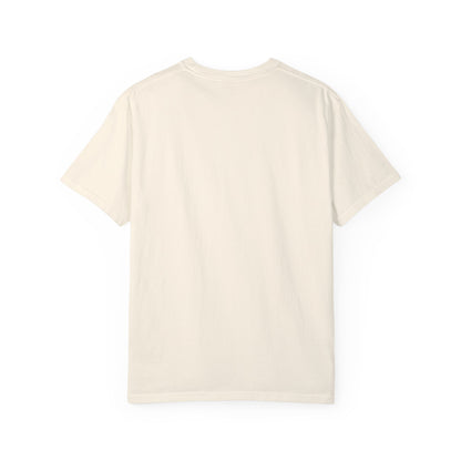 Artistic Men Garment-Dyed T-shirt with God's artwork 'Me' design