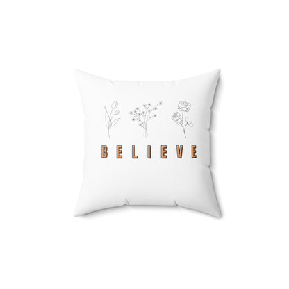 Spun Polyester Square Pillow