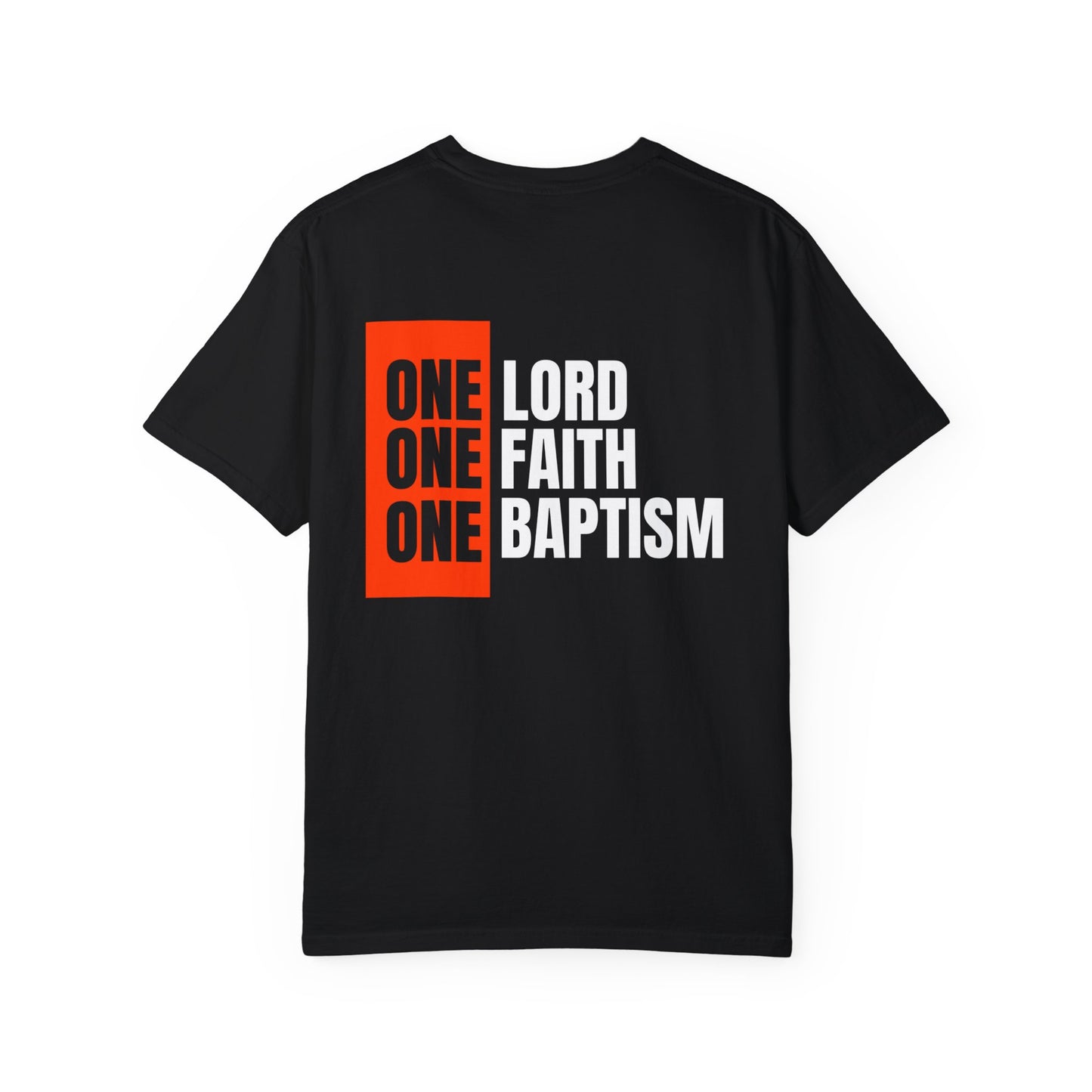 Faith-Inspired Men T-Shirt | 'Jesus is Lord' Design | Perfect for Baptism & Faith Celebrations